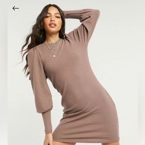Puff mini dress